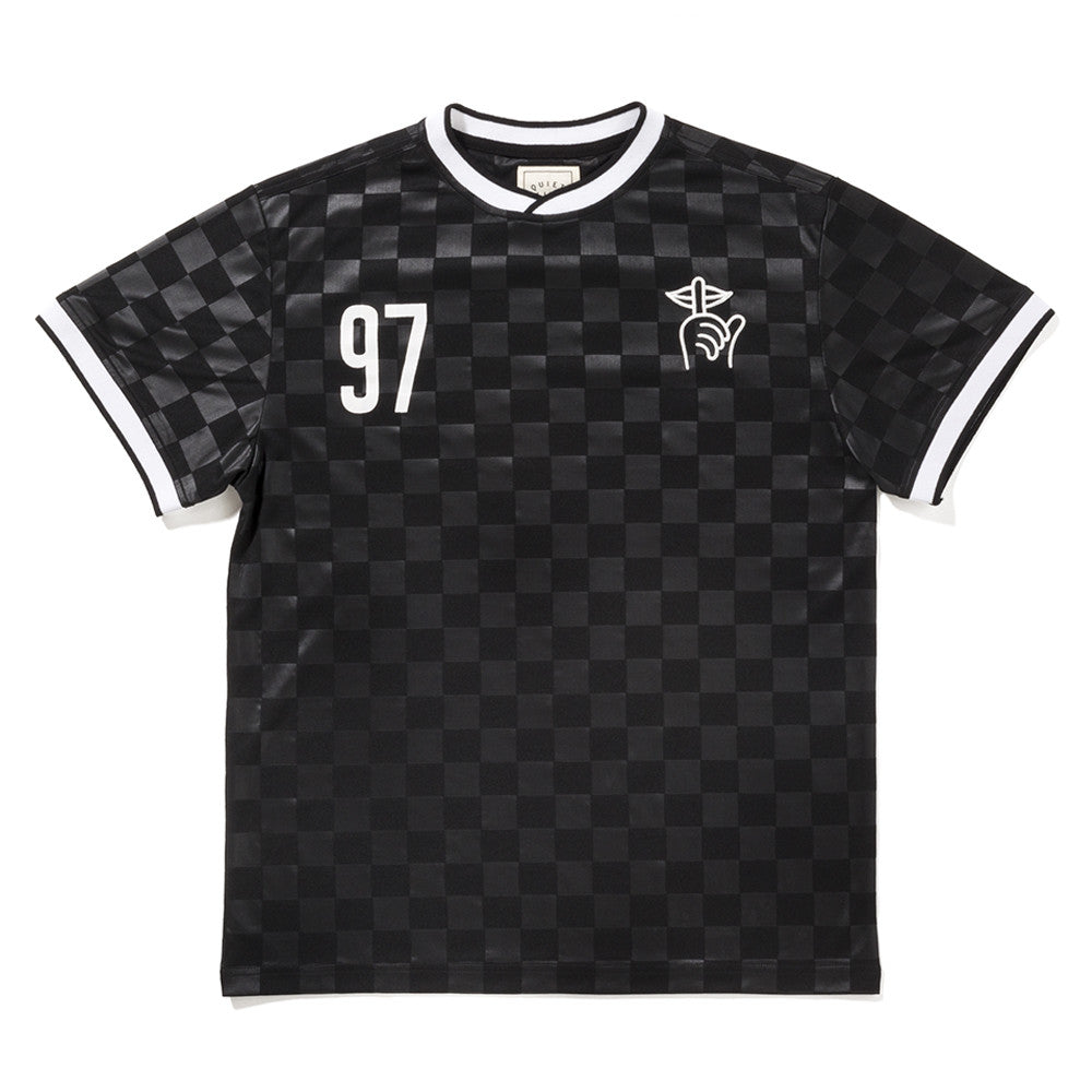 The Quiet Life - Goalie Men's Soccer Jersey, Black - The Giant Peach