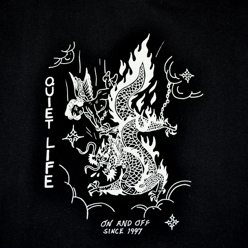 The Quiet Life x Eric Kenney - Bring Me Down Men's Crewneck, Black - The Giant Peach