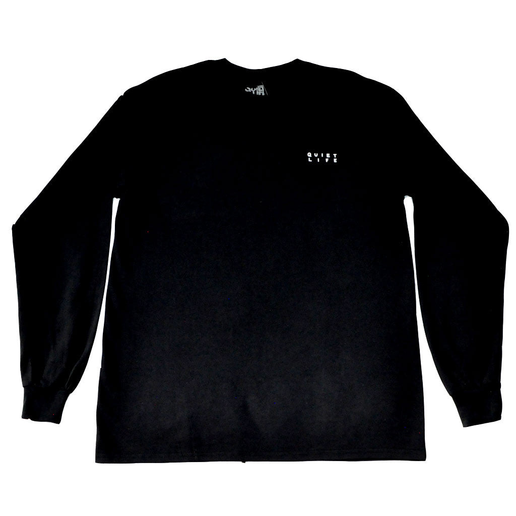 The Quiet Life - Finder Men's L/S Tee, Black - The Giant Peach