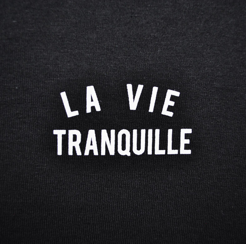 The Quiet Life - La Vie Tranquille Men's Shirt, Black - The Giant Peach