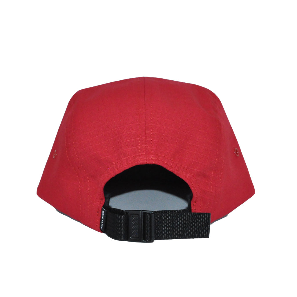 The Quiet Life - La Vie Tranquille Men's 5-Panel Camper, Burgundy Red - The Giant Peach