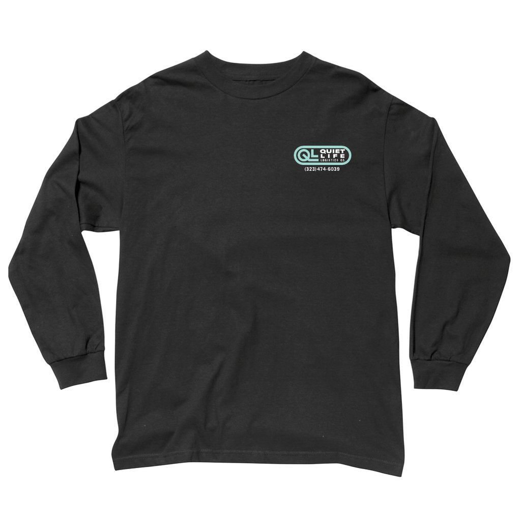 The Quiet Life - QL Logistics Men's L/S Tee, Black