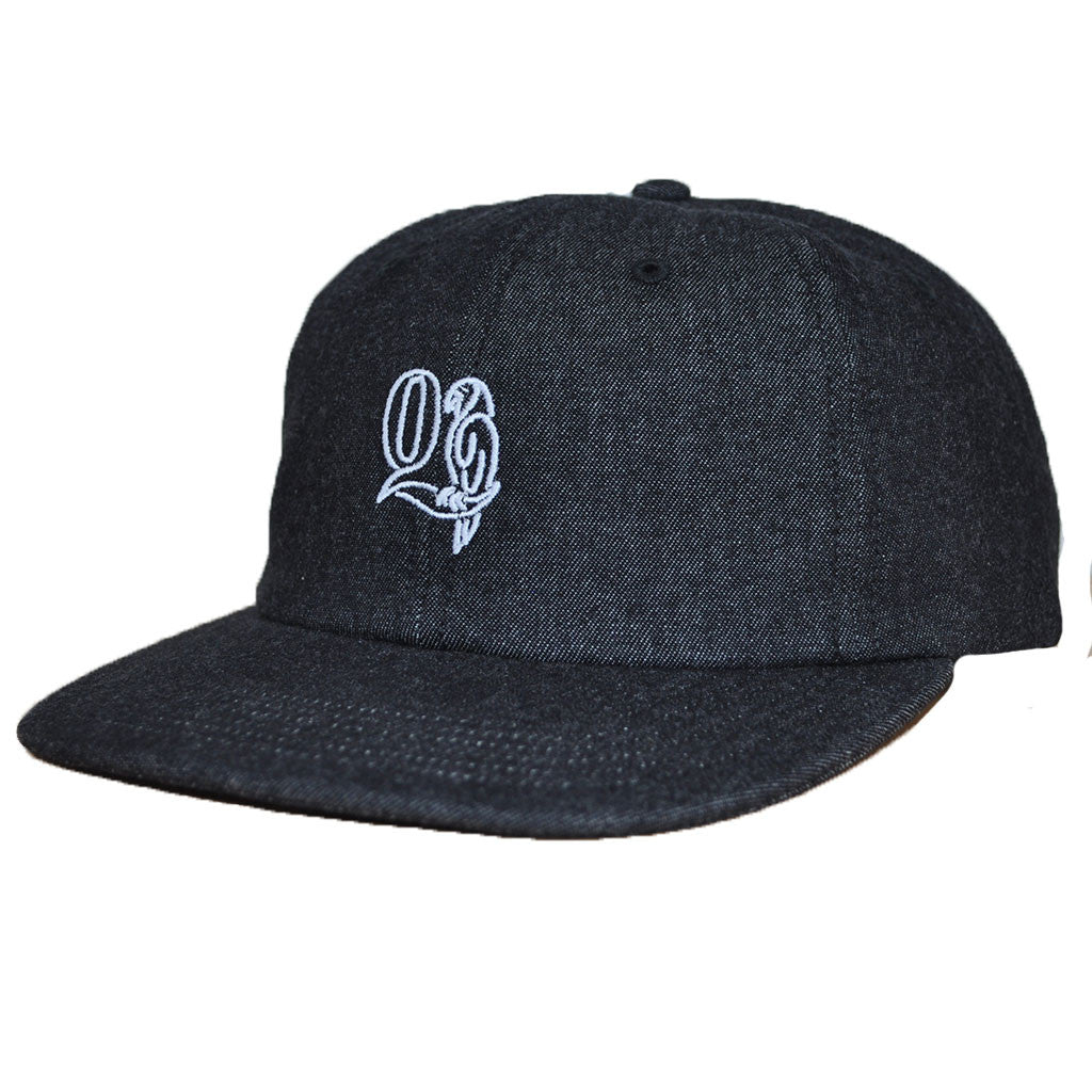 The Quiet Life - Macaw Men's Polo Hat, Black Denim - The Giant Peach