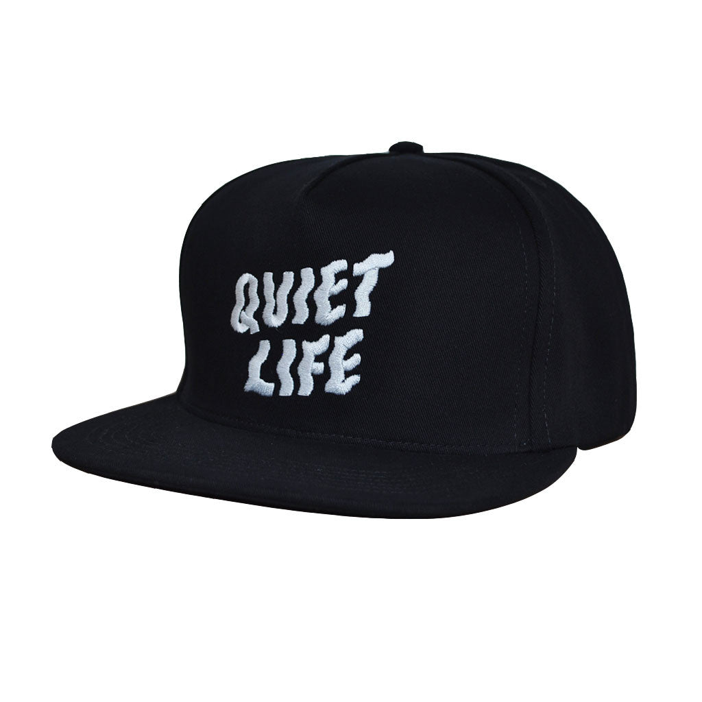 The Quiet Life - Shakey Snapback, Black - The Giant Peach