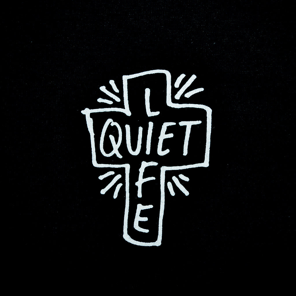 The Quiet Life - Sharpie Men's L/S Tee, Black - The Giant Peach