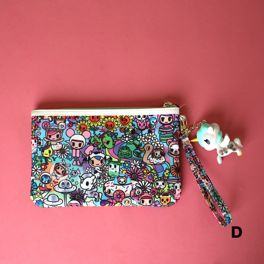 tokidoki - Flower Power Zip Pouch Wristlet