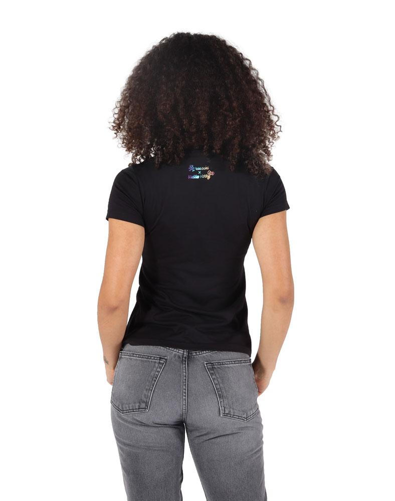 tokidoki x Hello Kitty Holographic Kitty Women's Tee, Black