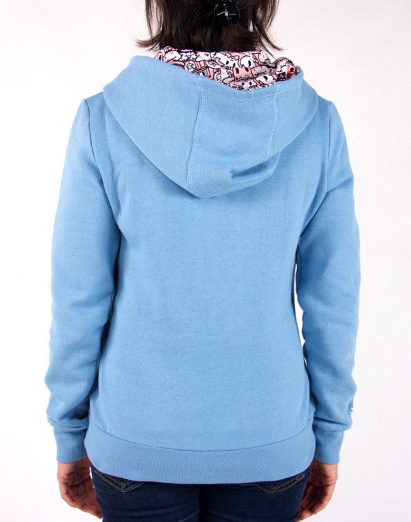 tokidoki - Sushi Donuts Women's Hoodie, Blue Heather Grey - The Giant Peach