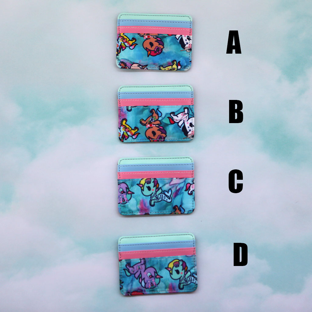 tokidoki - Watercolor Paradise Flat Card Holder