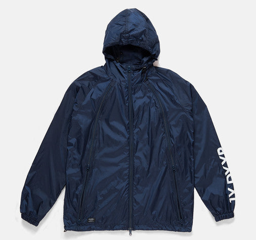 10Deep - Triple Zip Men's Nylon Shell, Navy - The Giant Peach