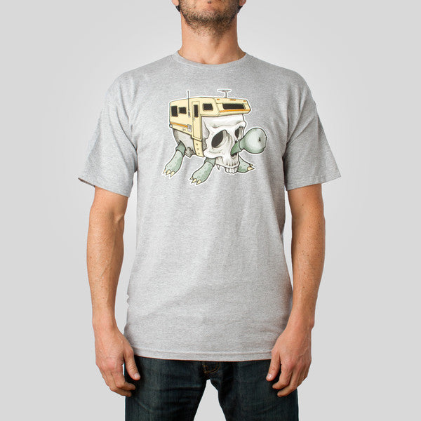 Superfishal - Turtle Camper Men's Shirt, Athletic Gray - The Giant Peach