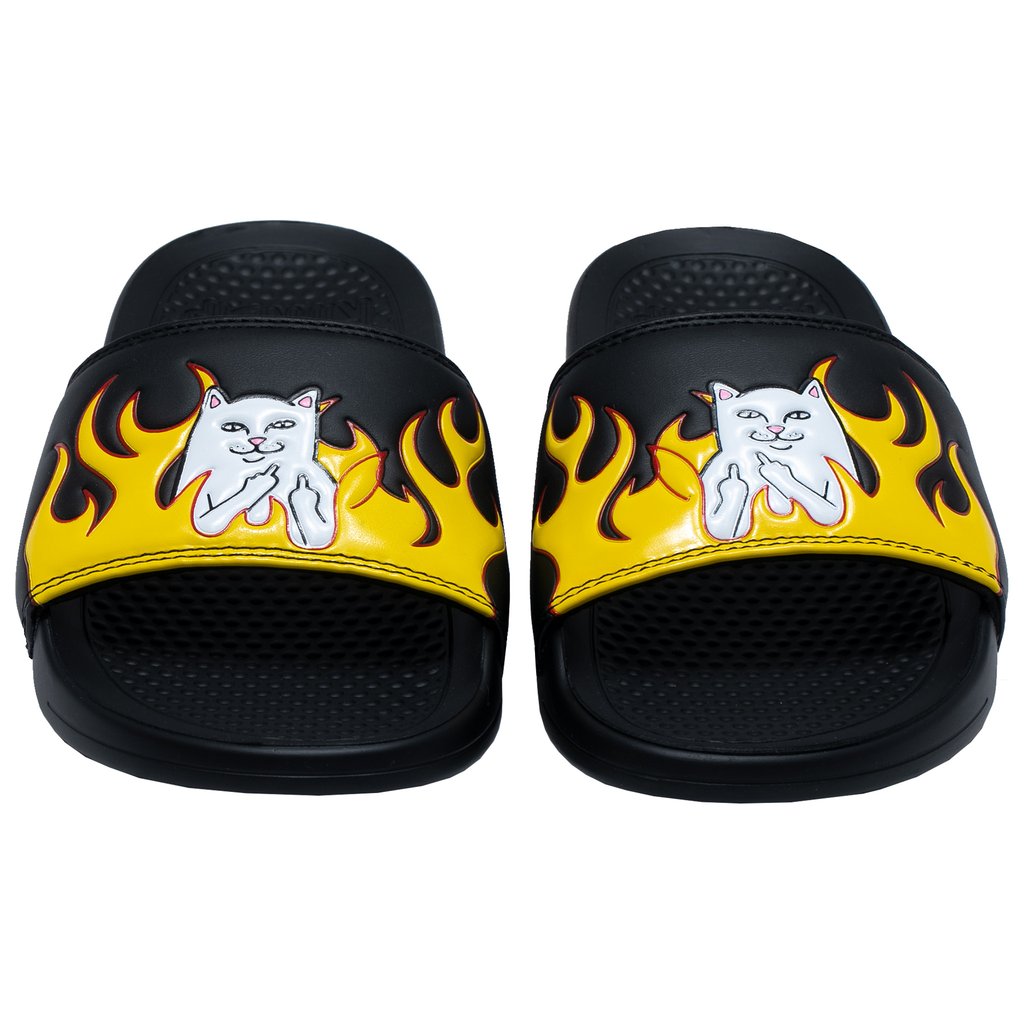 RIPNDIP - Welcome To Heck Slides, Black Flame
