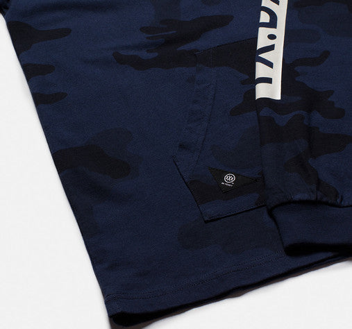 10Deep - Winter Wars Men's Hooded Tee, Midnight Woodland - The Giant Peach