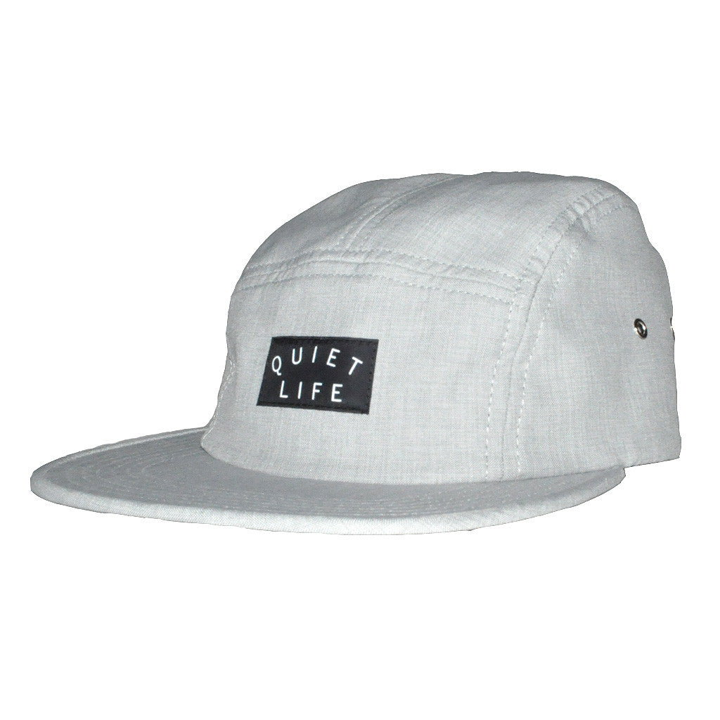 The Quiet Life - Xanadu Men's 5 Panel Hat, Grey - The Giant Peach