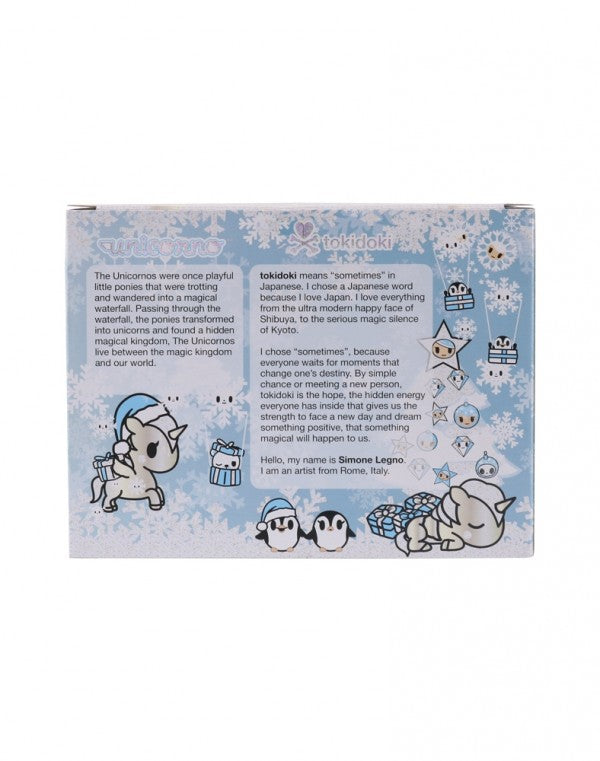 tokidoki - Holiday 5" Yuki Unicorno Vinyl Figure, Clear - The Giant Peach