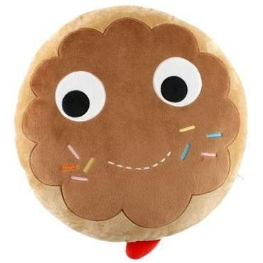 Kidrobot - 12-Inch Yummy Donut Plush, Brown - The Giant Peach