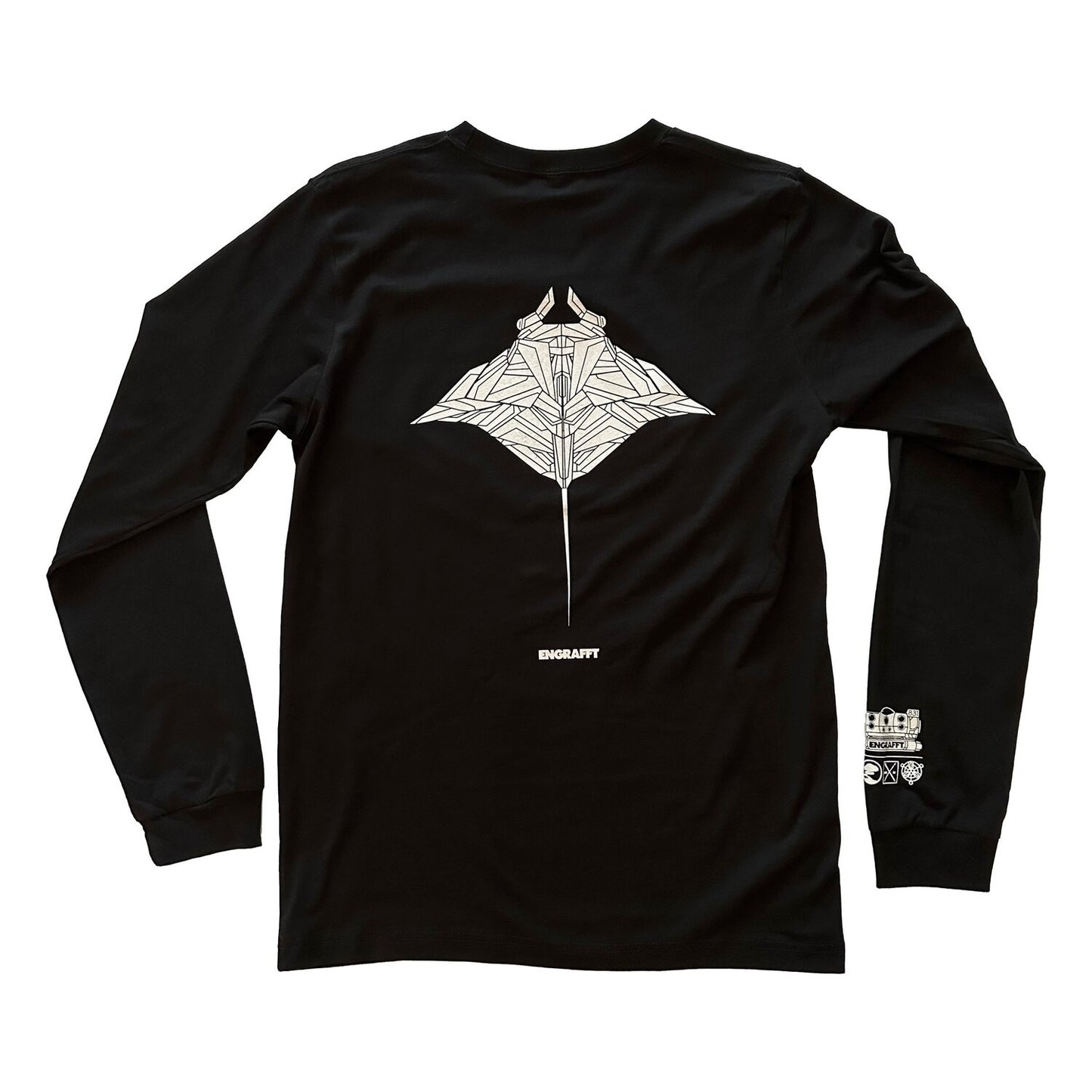 ENGRAFFT - The Frag Manta Ray L/S Tee - The Giant Peach