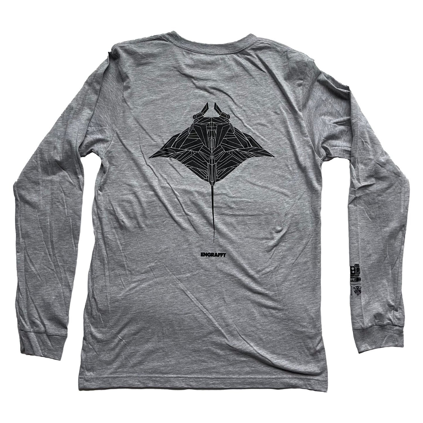ENGRAFFT - The Frag Manta Ray L/S Tee - The Giant Peach