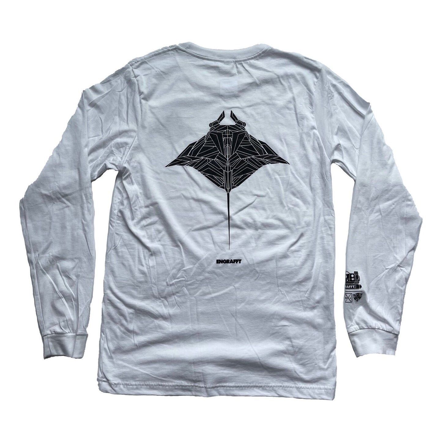 ENGRAFFT - The Frag Manta Ray L/S Tee - The Giant Peach