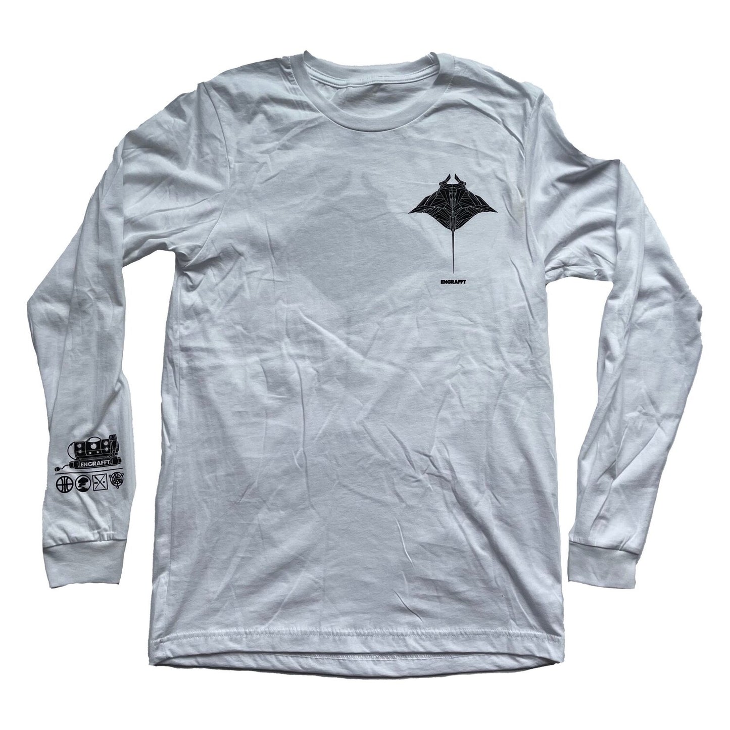 ENGRAFFT - The Frag Manta Ray L/S Tee - The Giant Peach