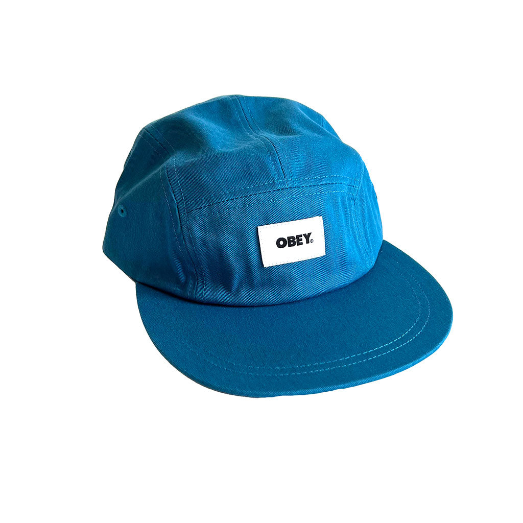 Obay Label OBEY - Bold Label Organic Men's 5 Panel, Blue Sapphire – The Giant Peach
