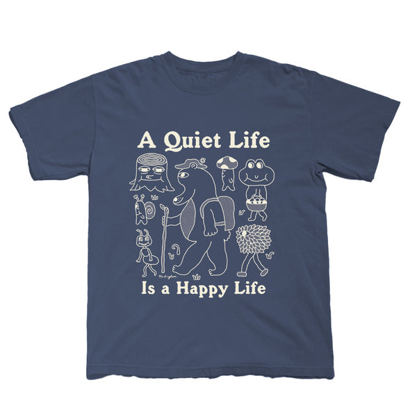 The Quiet Life - Happy Life T-Shirt, Navy