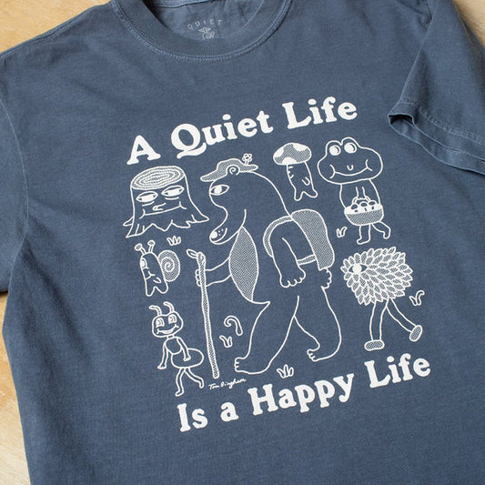 The Quiet Life - Happy Life T-Shirt, Navy