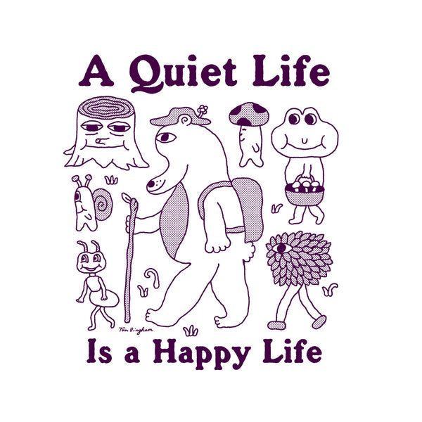 The Quiet Life - Happy Life T-Shirt, Navy