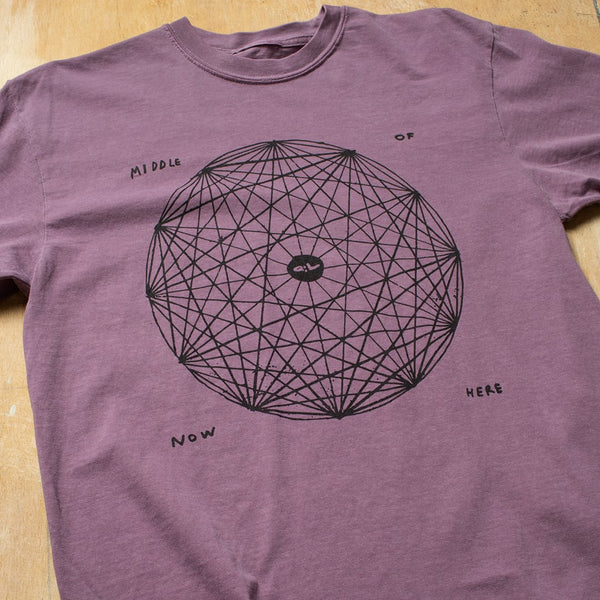 The Quiet Life - Middle of Now_Here T-Shirt, Grape