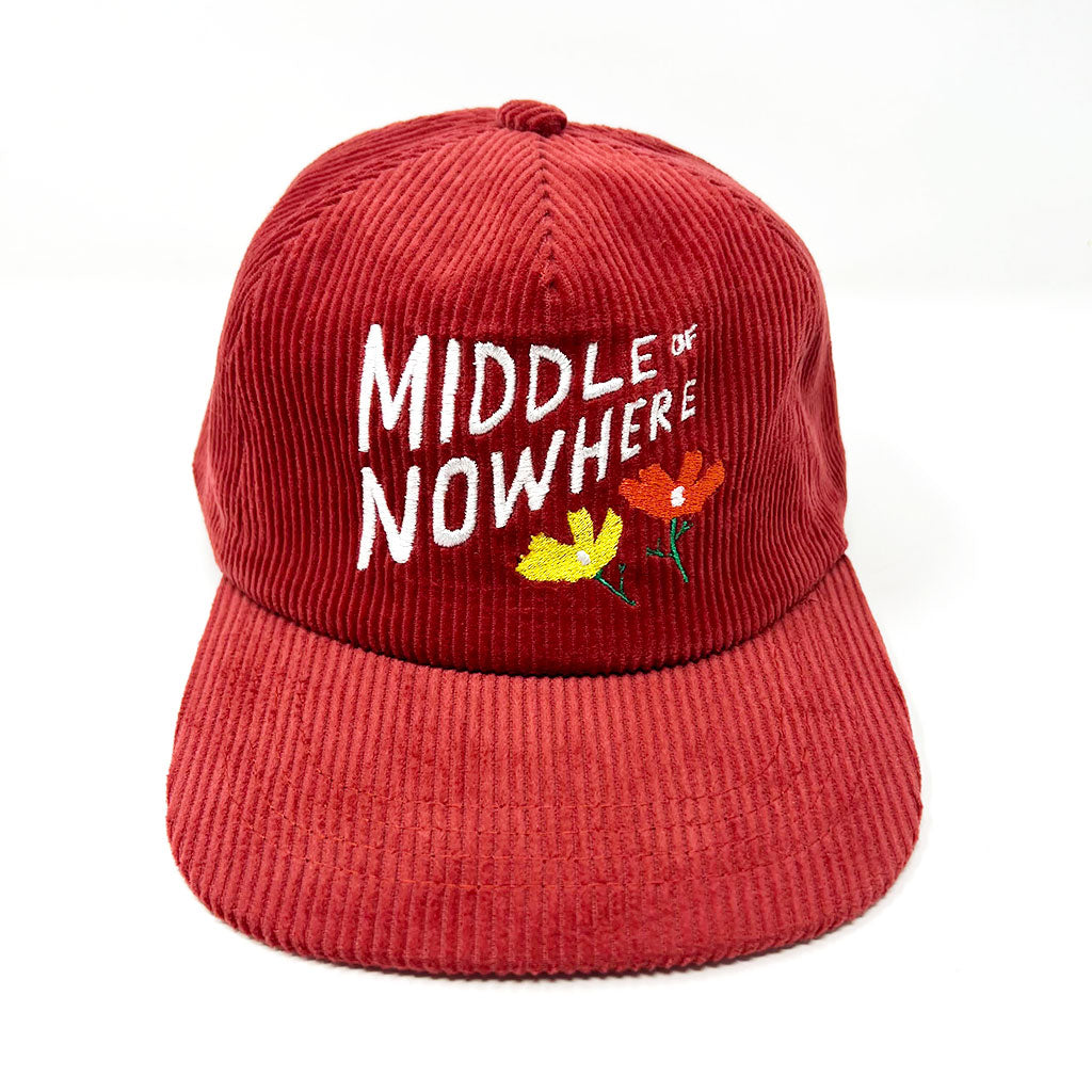 The Quiet Life - Middle of Nowhere Snapback Hat, Rust Cord - The Giant Peach