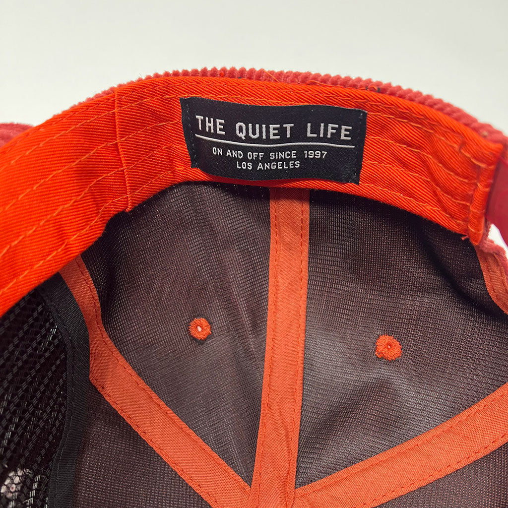 The Quiet Life - Middle of Nowhere Snapback Hat, Rust Cord - The Giant Peach