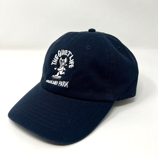 The Quiet Life - Skating Cat Dad Hat, Navy