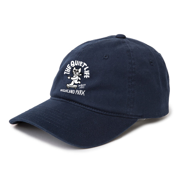 The Quiet Life - Skating Cat Dad Hat, Navy