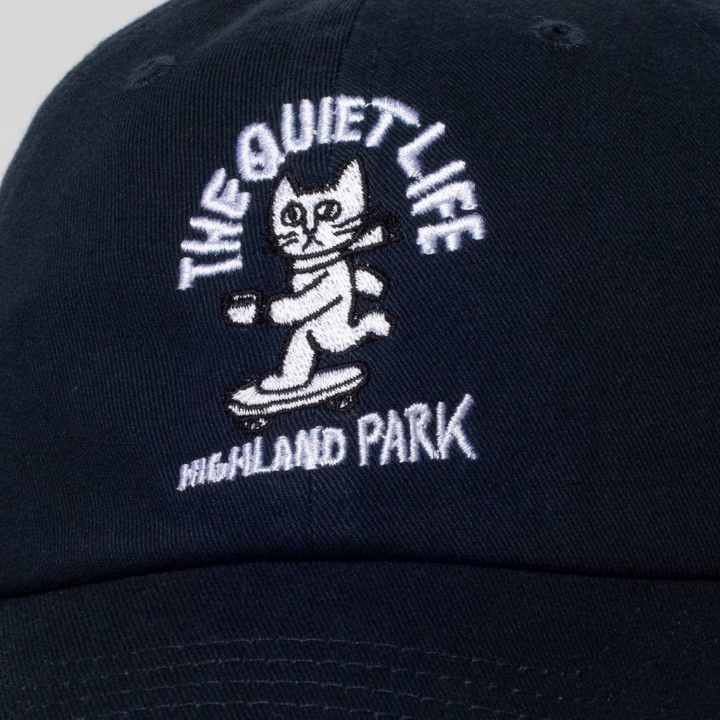 The Quiet Life - Skating Cat Dad Hat, Navy
