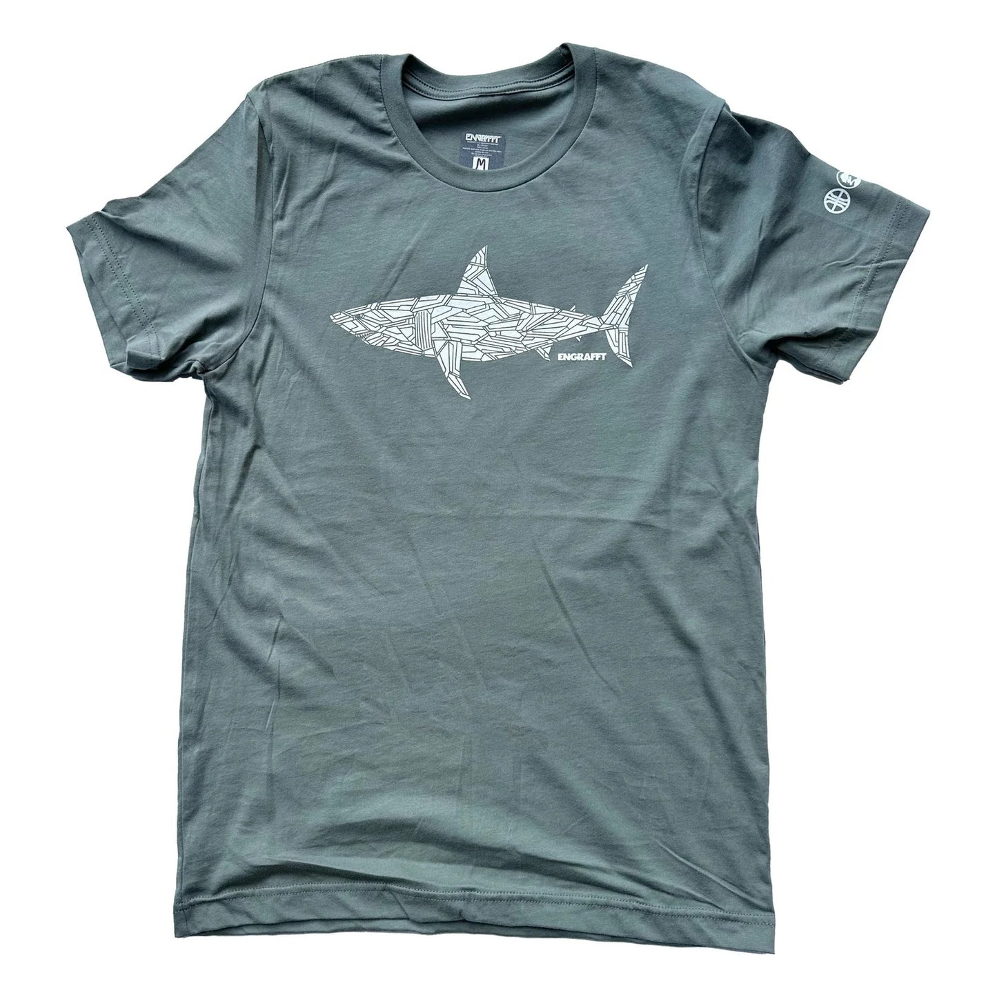 ENGRAFFT - The Fragment Shark Tee - The Giant Peach