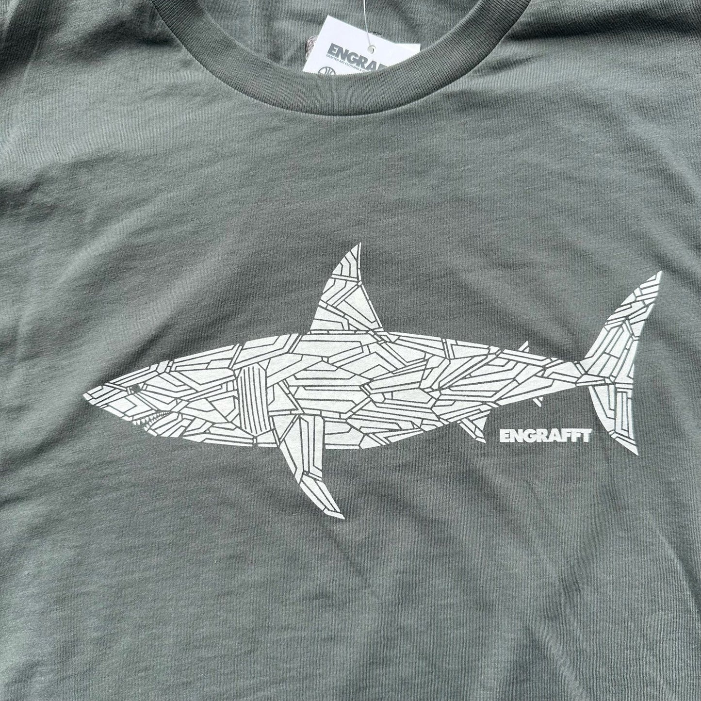 ENGRAFFT - The Fragment Shark Tee - The Giant Peach