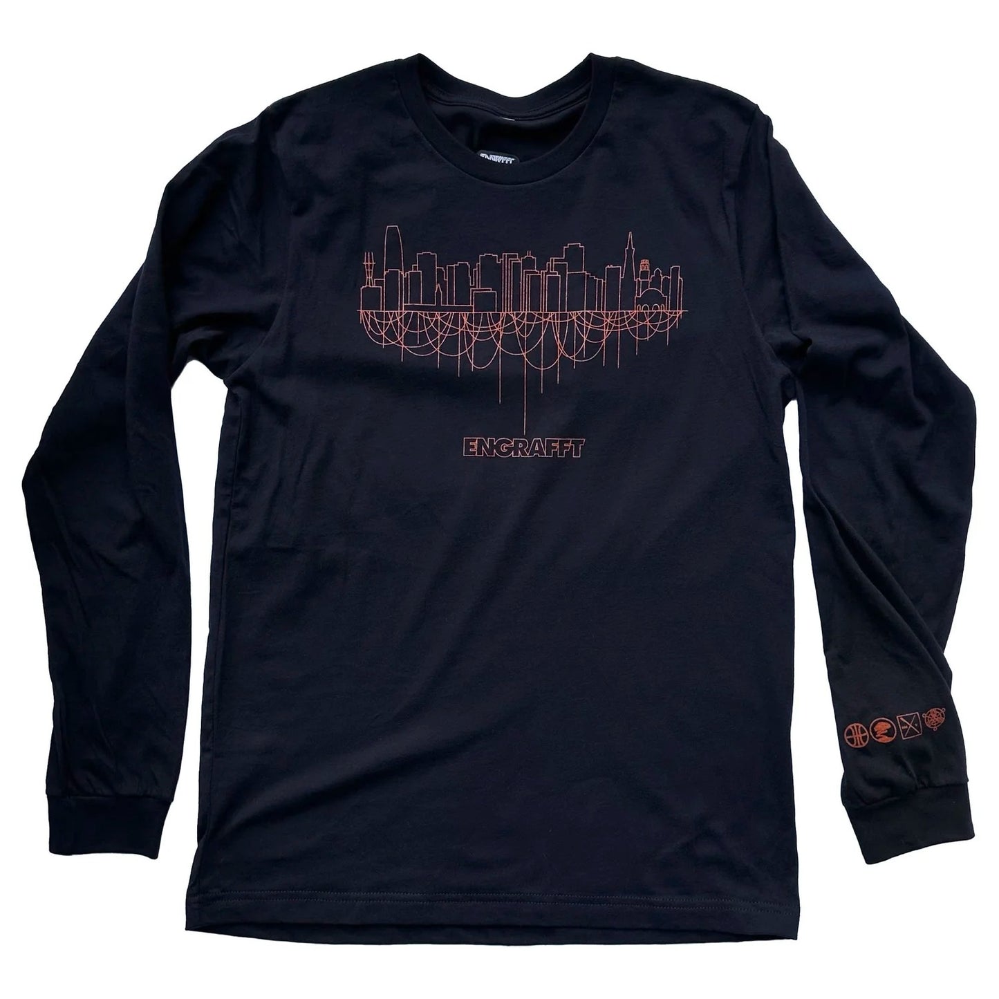 ENGRAFFT - The San Francisco Love Long Sleeve Tee - The Giant Peach