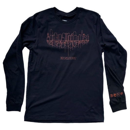 ENGRAFFT - The San Francisco Love Long Sleeve Tee - The Giant Peach