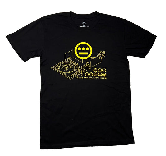 Hieroglyphics - Turntable Men's T-Shirt, Black