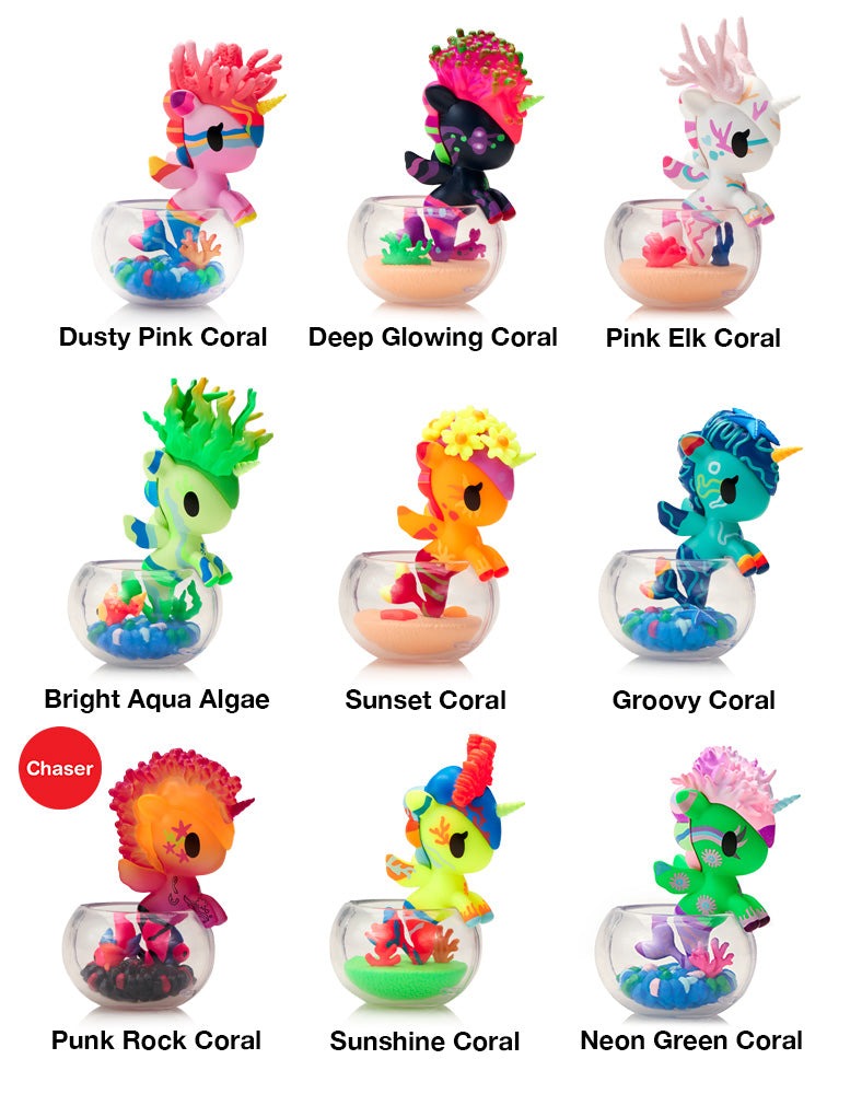 tokidoki Neon Reef Mermicorno Blind Box