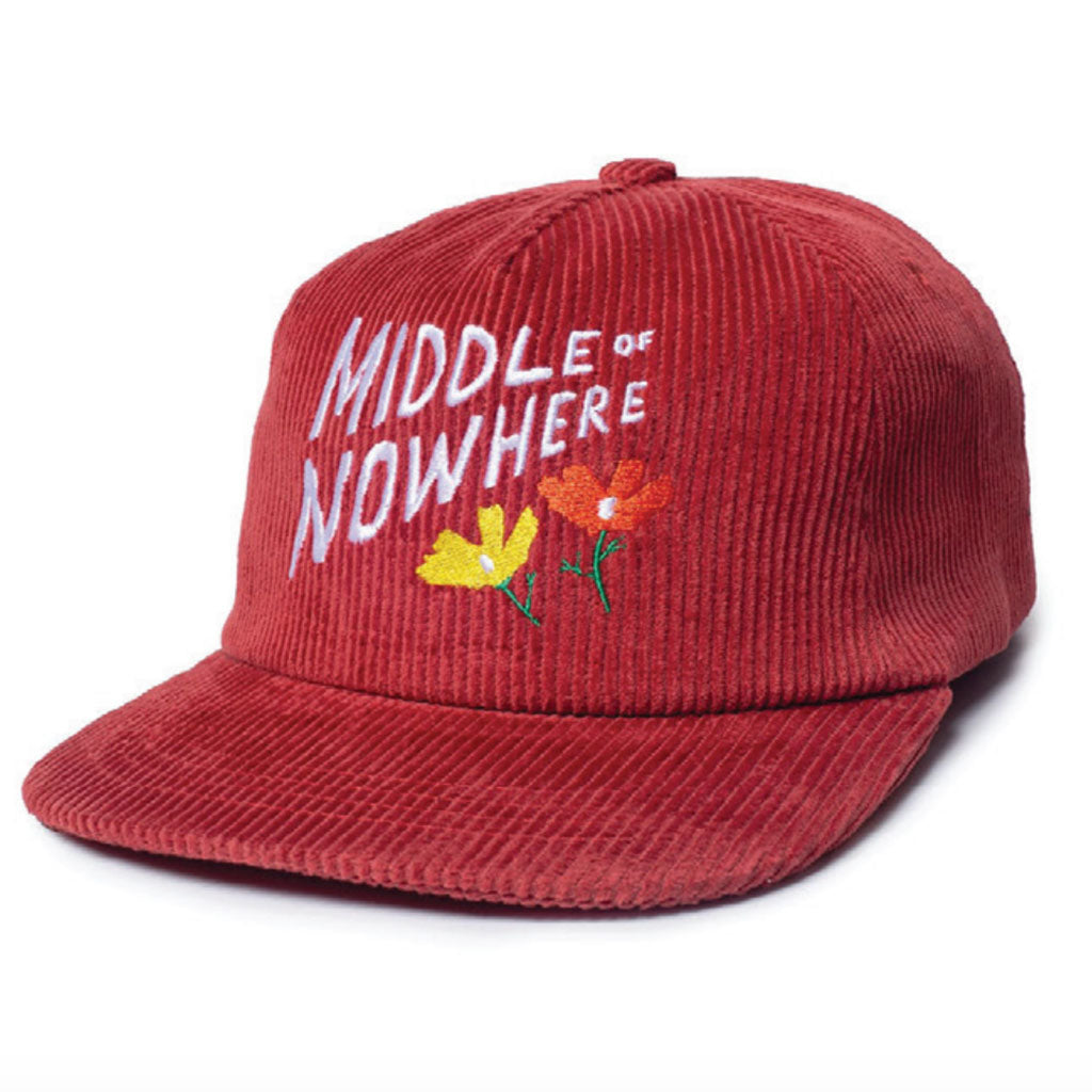 The Quiet Life - Middle of Nowhere Snapback Hat, Rust Cord