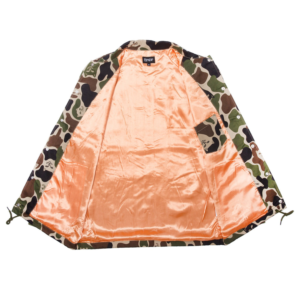 RIPNDIP - Prayer Hands Men's Twill Jacket, Army Camo – The Giant Peach