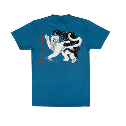 RIPNDIP - Brawl Men's Tee, Harbor Blue