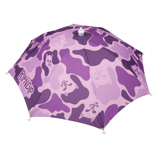 RIPNDIP - Camo Umbrella Hat, Purple