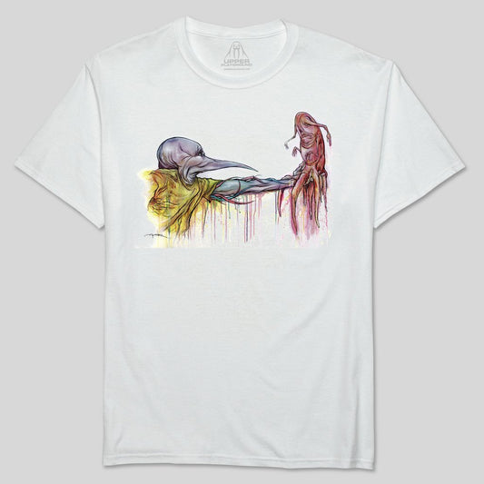 Upper Playground - Alex Pardee The Gift Men's Shirt, White