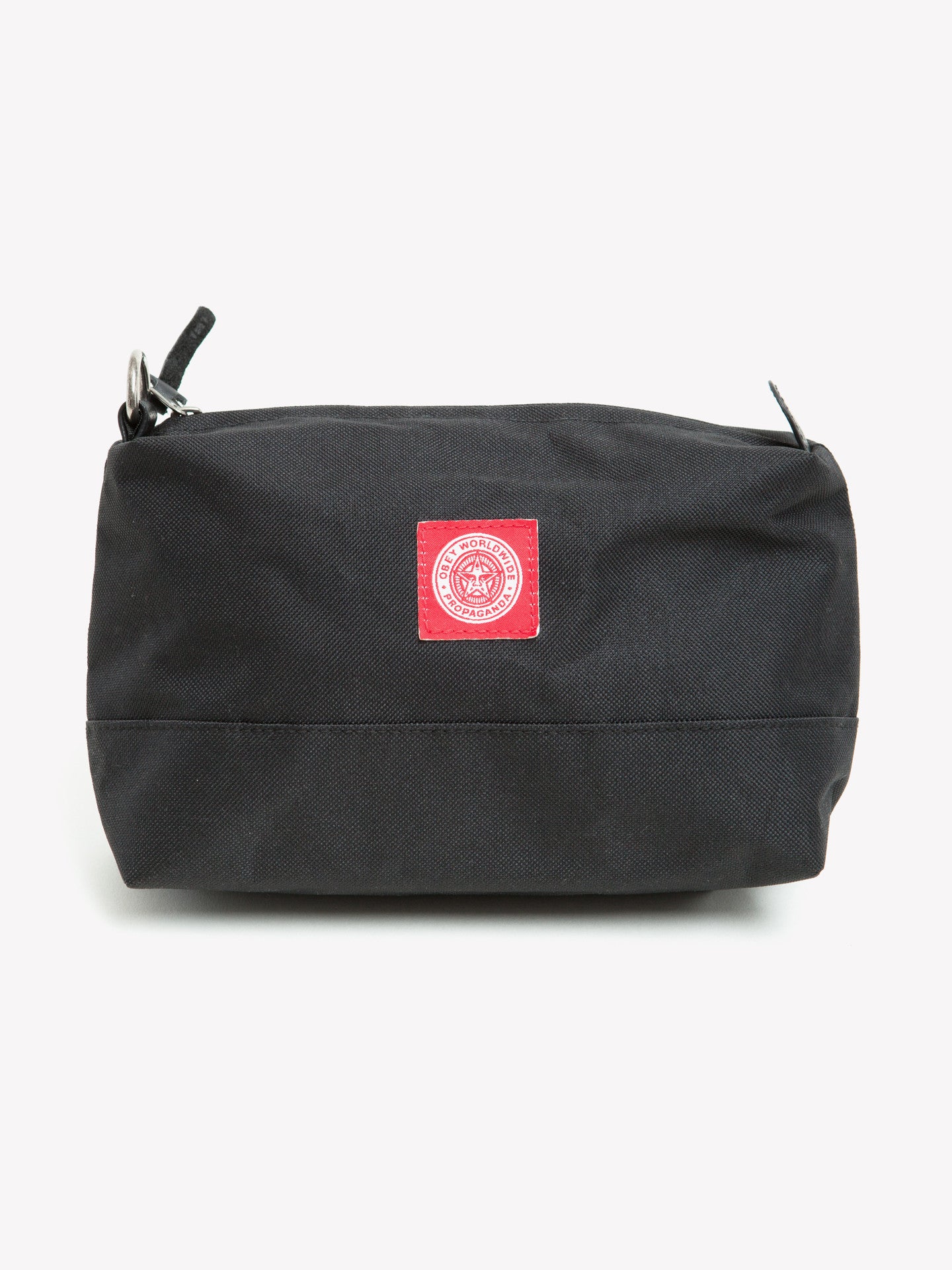 OBEY - Revolt Red Wash Bag, Black - The Giant Peach