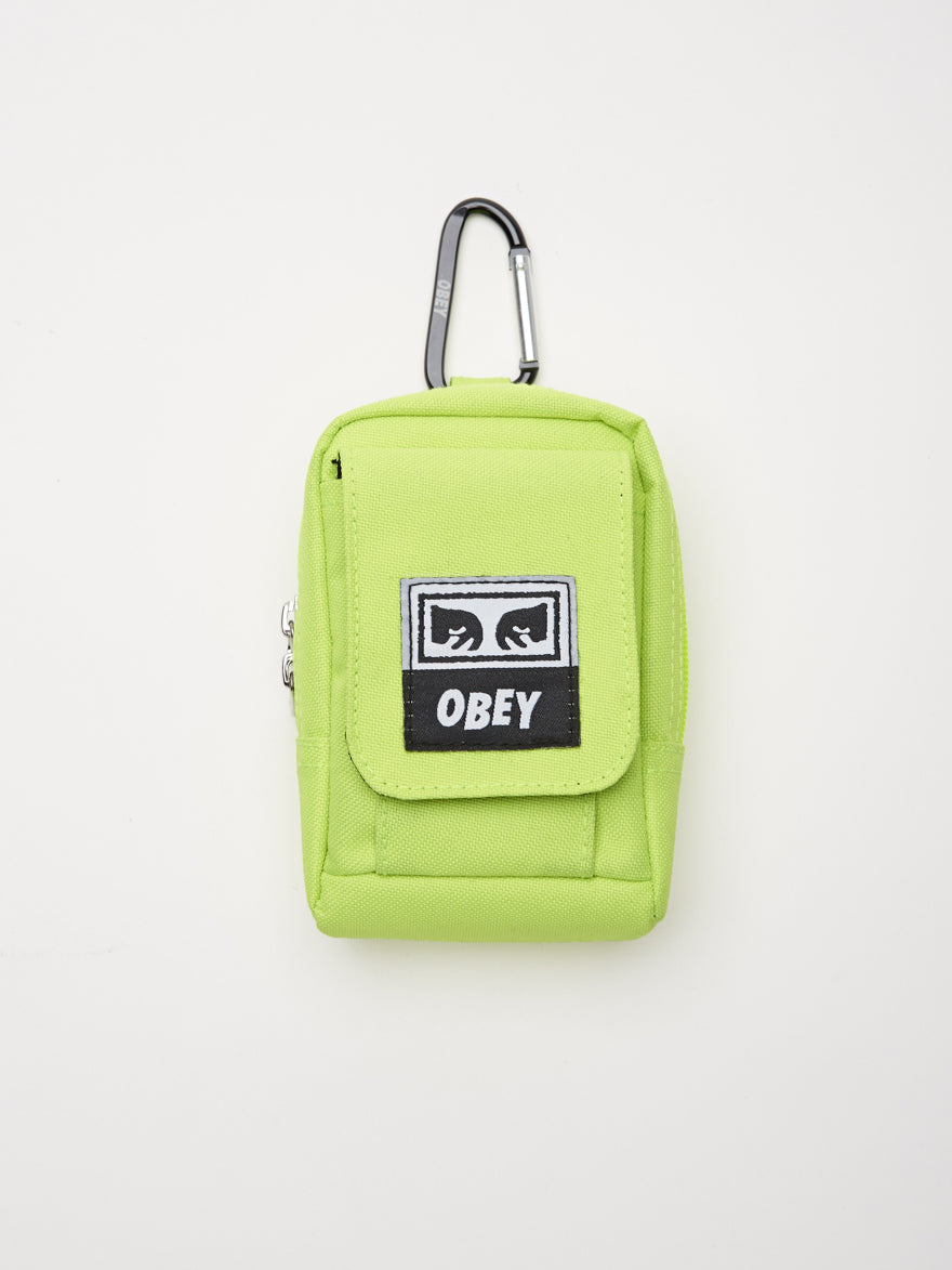 OBEY - Drop Out Utility Small Bag, Safety Green - The Giant Peach