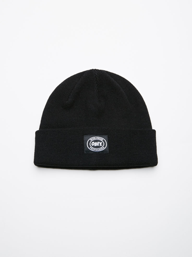 OBEY - Onset Beanie, Black - The Giant Peach