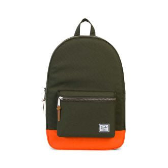 Herschel Supply Co. - Settlement Backpack, Forest Night/Vermillion Orange - The Giant Peach