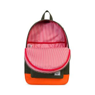 Herschel Supply Co. - Settlement Backpack, Forest Night/Vermillion Orange - The Giant Peach